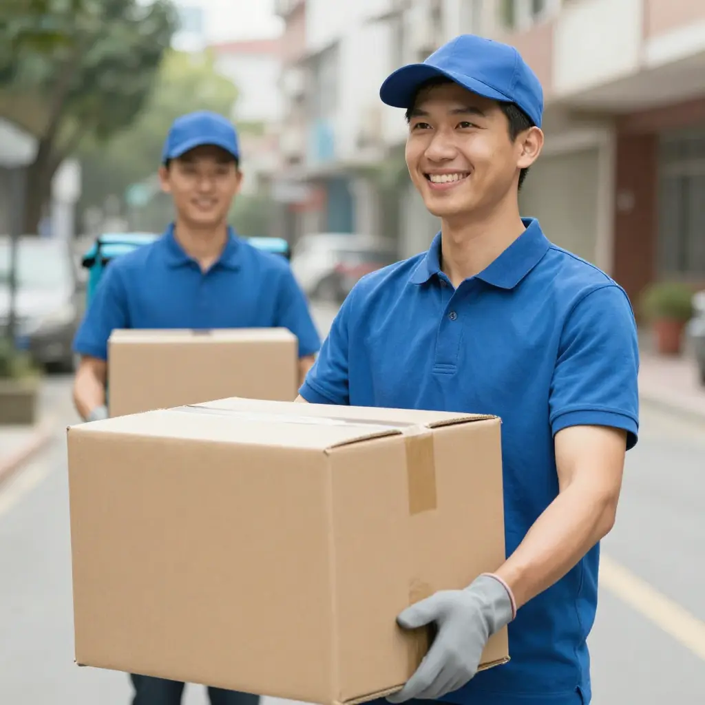 Professional delivery team supporting reliable freight delivery services