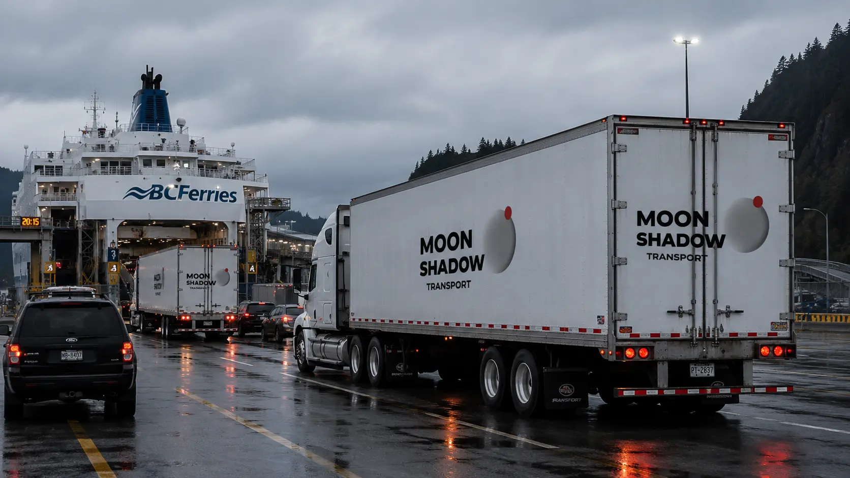 Trucking companies in Victoria BC operating freight transportation routes across Vancouver Island highways