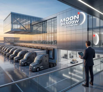 What is less than truckload transportation managed through advanced logistics facilities and fleet operations