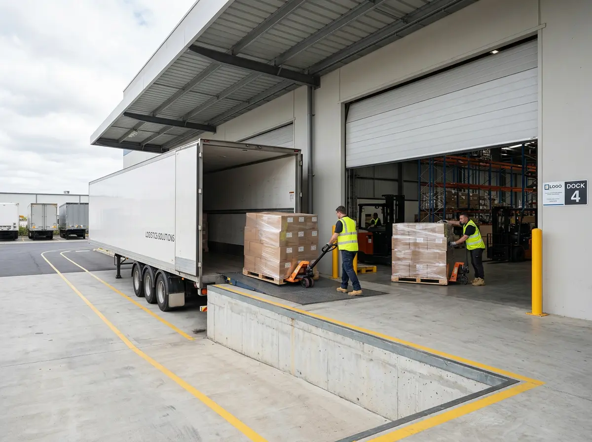Cross-Border Freight Forwarding specialist verifying shipment details before international freight departure