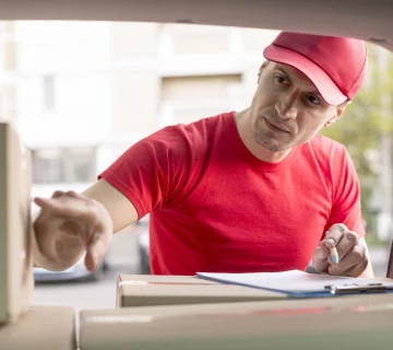 Trucking Operations & Dispatch Canada professional truck driver operating a commercial freight vehicle