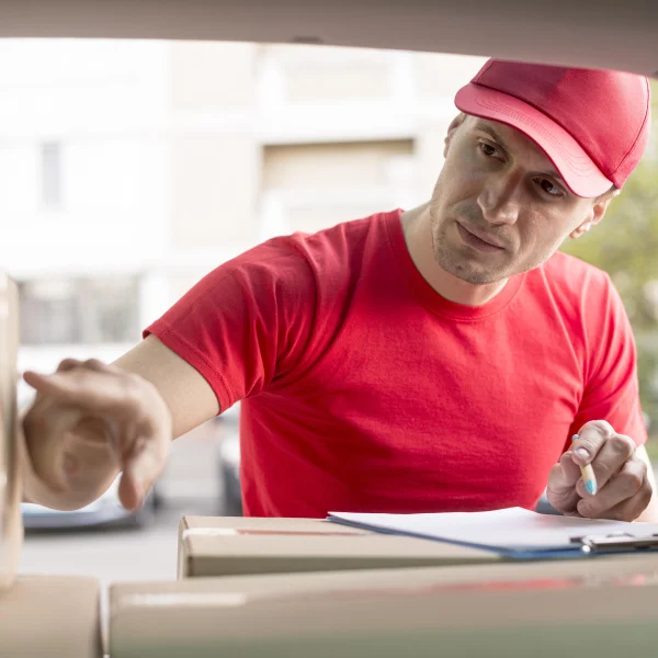 Trucking Operations & Dispatch Canada professional truck driver operating a commercial freight vehicle