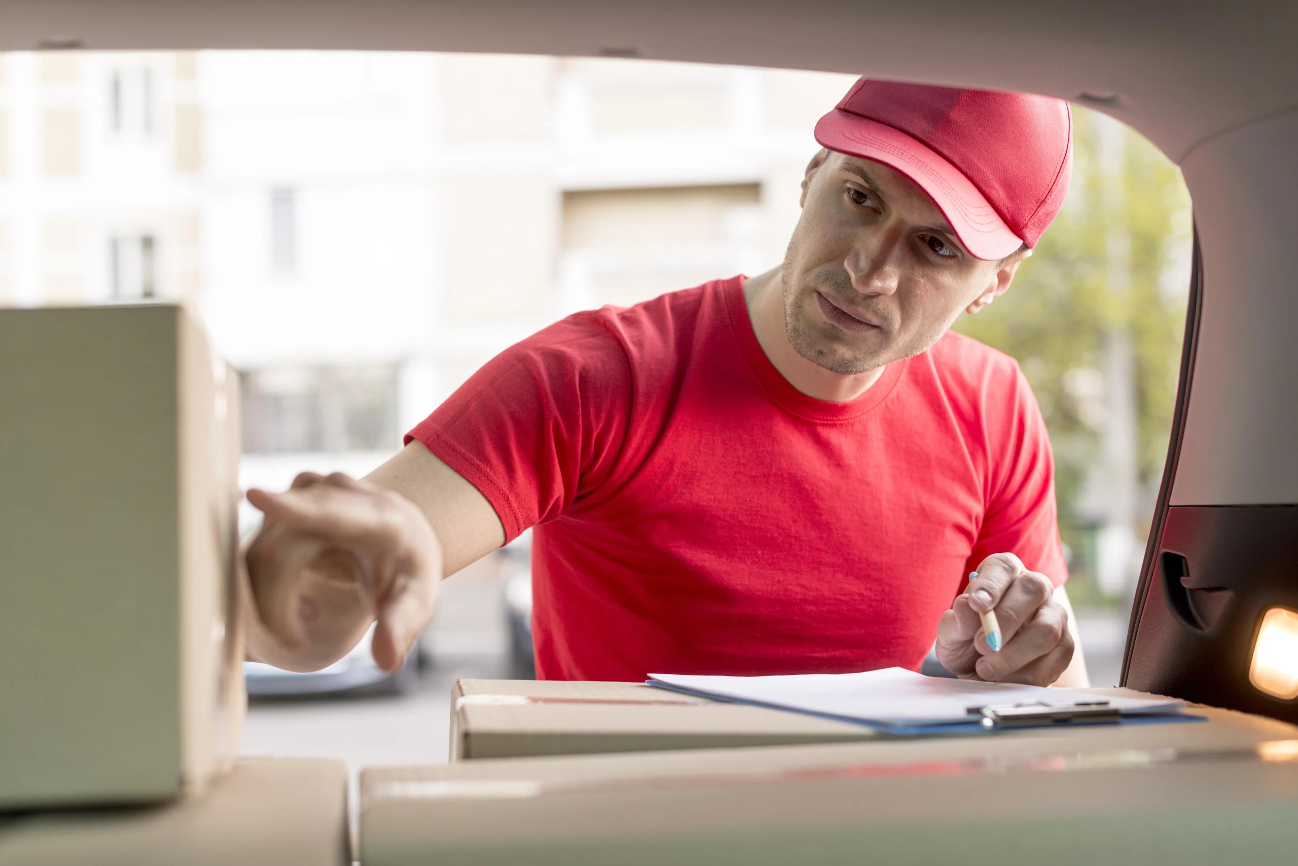 Trucking Operations & Dispatch Canada professional truck driver operating a commercial freight vehicle