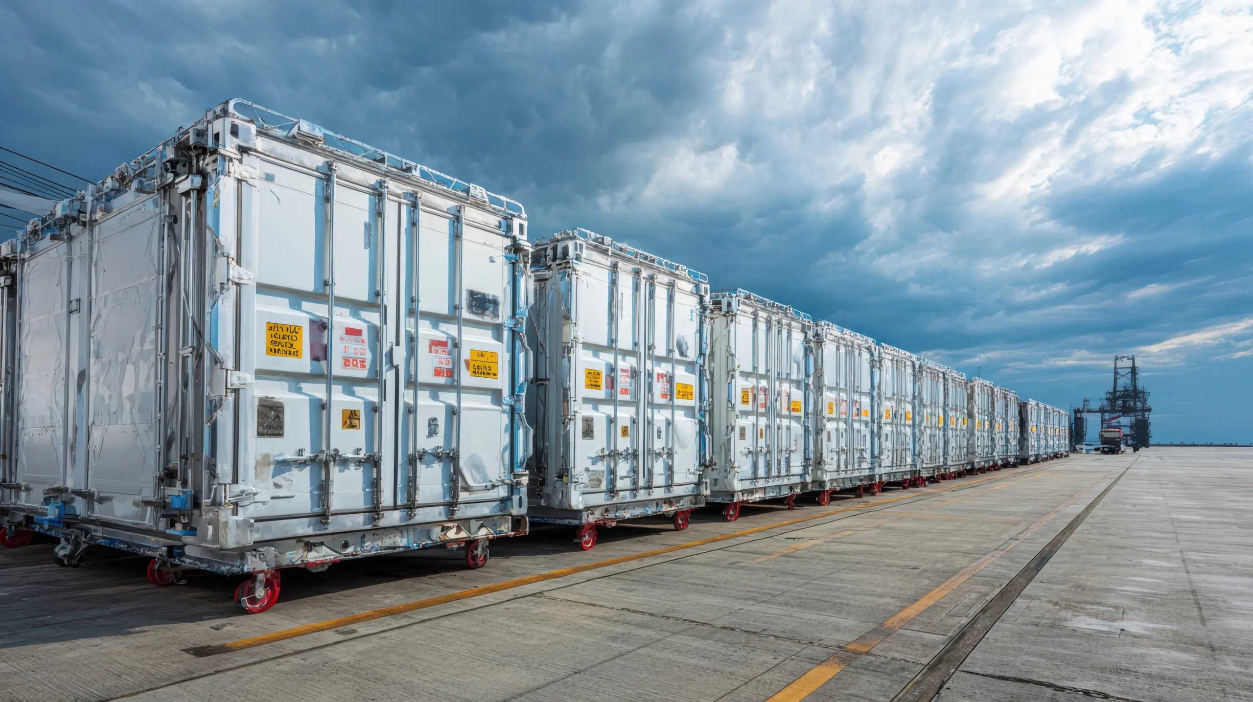 Refrigerated delivery truck transporting temperature-sensitive freight through an urban area