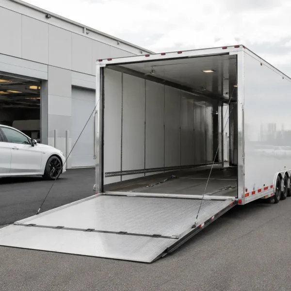 Multi level car carrier loaded with vehicles for Canada Car Transport services